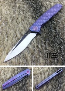 WE KNIFE CO - 604M , CPM-S35VN , 6AL4V Titanium ,