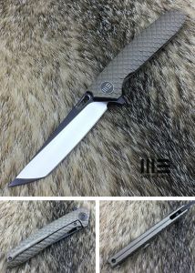 WE KNIFE CO - 604Q , CPM-S35VN , 6AL4V Titanium