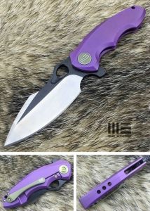 WE KNIFE CO -605F , CPM-S35VN , 6AL4V Titanium