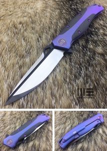 WE KNIFE CO - 606CFA , CPM-S35VN , 6AL4V Titanium Inlay Carbon Fiber