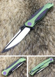 WE KNIFE CO - 606CFB , CPM-S35VN , 6AL4V Titanium Inlay Carbon Fiber