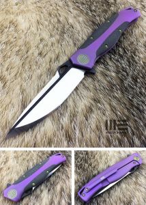 WE KNIFE CO - 606CFD , CPM-S35VN , 6AL4V Titanium Inlay Carbon Fiber