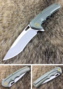 WE KNIFE CO - 611F , CPM-S35VN , 6AL4V Titanium