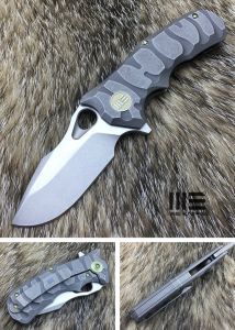 WE KNIFE CO - 619F , Bohler M390 , 6AL4V Titanium