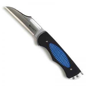 CRKT-6444B Edgie B  Folding Pocket Knife, Zytel Scales, Self Sharpening Interframe Lockback, With Pocket Clip