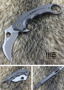 WE KNIFE CO -708D , CPM S35VN , 6AL4V Titanium