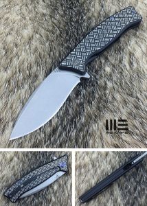 WE KNIFE CO -712F - Balaenoptera , 6AL4V Titanium, Bohler-M390