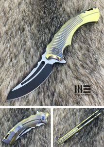 WE KNIFE CO - 713B , Sea Monster , Bohler-M390 , 6AL4V Titanium