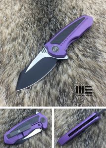 WE KNIFE CO -717A , Valiant , CPM-S35VN , 6AL4V Titanium Inlay Carbon Fiber