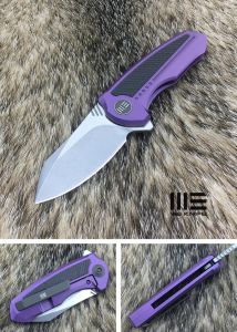 WE KNIFE CO - 717B , Valiant , CPM-S35VN , 6AL4V Titanium Inlay Carbon Fiber
