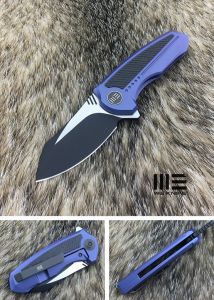 WE KNIFE CO -717C , Valiant , CPM-S35VN , 6AL4V Titanium Inlay Carbon Fiber