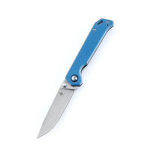 Kizer Knives - V4458A3 , Vanguard Series , Begleiter Folding Knife , Blue G-10 Handles , 3.5'' VG-10 Blade , W/ Pocket Clip