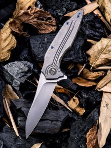WE KNIFE CO - 806C , Bullit , CPM-S35VN , 6AL4V Titanium