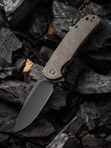 WE KNIFE CO - 809E , Practic , Bohler M390 , Brass , Tip-Up,L/R