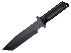 COLD STEEL-80PGTK-GI Tanto Fixed Knife(7" Carbon Steel Blade, Secure-Ex Sheath)