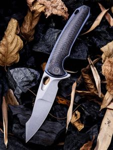 WE KNIFE CO - 810A , Yucha , CPM-S35VN , 6AL4V Titanium and Carbon Fiber