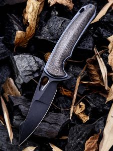 WE KNIFE CO - 810B , Yucha , CPM-S35VN , 6AL4V Titanium and Carbon Fiber