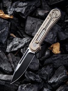 WE KNIFE CO - 815A , Double Helix , CPM S35VN , 6AL4V Titanium