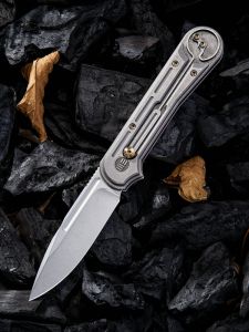 WE KNIFE CO - 815F , Double Helix , CPM S35VN , 6AL4V Titanium