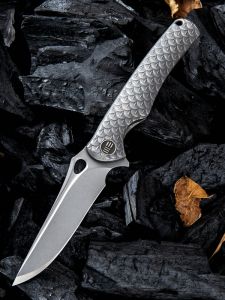 WE KNIFE CO - 819C , Drakon , Bohler M390 , 6AL4V Titanium