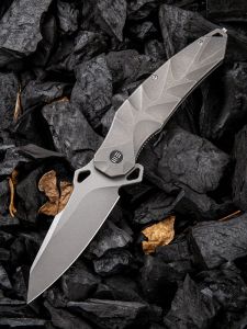 WE KNIFE CO -922A , Hecate , CPM 20CV, Gray 6AL4V Titanium