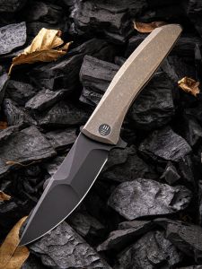 WE KNIFE CO - 923C , Scoppio , CPM 20CV , 6AL4V Titanium , Tip-Up, Right Carry