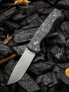 WE KNIFE CO - 925B , MRF , CPM S35VN , Marble Carbon Fiber , Tip-Up, L/R
