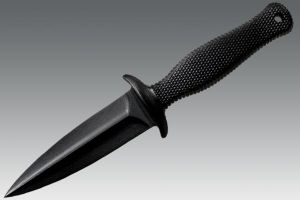 Cold Steel Knives- 92FBB , FGX  Boot Blade II Fixed Blade Knife,3.25'' Black Blade, Kray Ex Handles, W/ Steel Keyring