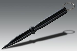 COLD STEEL - 92HCD - Cruciform Dagger Fixed Blade Knife (3.5" Plastic Blade)