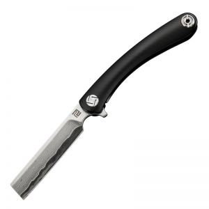 ARTISAN CUTLERY ORTHODOX ATZ-1817GSD DAMASCUS BLADE TITANIUM HANDLE FOLDING KNIVES