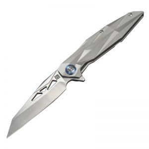 ARTISAN CUTLERY CYGNUS ATZ-1827G S35VN BLADE TITANIUM HANDLE FOLDING KNIVES