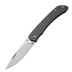 ARTISAN CUTLERY BIOME ATZ-1840P SWEDISH SANDVIK 12C27 BLADE CARBON FIBER HANDLE FOLDING KNIVES
