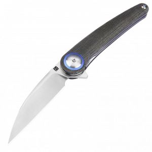 ARTISAN CUTLERY CAZADOR ATZ-1848P AR-RPM9 POWDER STEEL BLADE OD GREEN MICARTA HANDLE FOLDING KNIVES