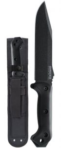 Ka-Bar Knives- BK7 , Becker Combat Utility Tactical Fixed Blade Knife , 7'' Clip Point Blade , 1095   Carbon Steel , W/ Heavy Duty Polyester Sheath