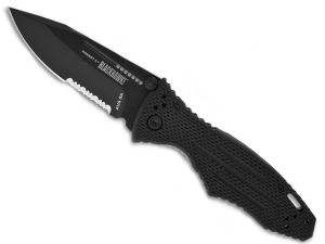 BlackHawk!-15H211BK-Hornet II Folding Knife (3.10" Black Serr)