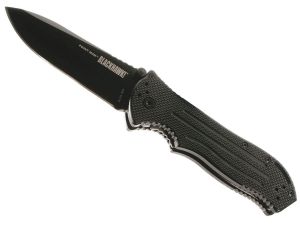 BLACKHAWK!-15PM01BK-Point Man Knife Tactical Folding Pocket Knife  (3.4" AUS-8AStainless Steel Black Plain)