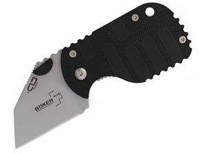 Boker Knives- B0588 , Wharcom  , CLB Compact Folder , Bead Blast Blade , W/ Pocket Clip, Rare , Discontinued