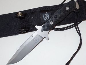 Buck Knives-0895BKS-B  Buck/Simonich Raven Legacy Fixed Blade Knife, 5'' S30V Blade, G-10 Gunner Grip Handles, Discontinued, Rare