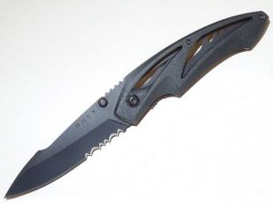 BUCK- 177-SPX-0 - ANDRENALINE Assisted Folding Pocket Knife ( 2.8" Stainless Steel Black Serrated)