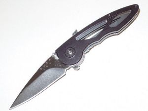BUCK- 296-GY-0 - ATS-34 Assisted Folding Pocket Knife ( 3" Stainless Steel Blade)