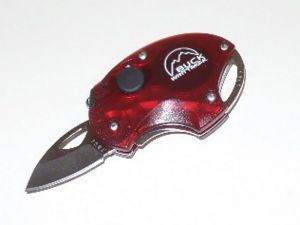 Buck Knives-B758-SMK , Metro - LED , Folding Pocket Knife, 1-1/4'' Drop Point Blade, W/ Lanyard Hole, Rare, Discontinued