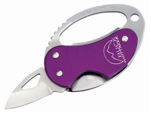 Buck Knives-B759-PLW Metro Folding Pocket  Multitool Knife, ,1-1/8'' Drop Point Blade,Purple Aluminum Handles, Discontinued, Rare