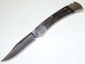 Buck 110 NS-Auto Buck 110 Nickel silver Automatic Folding Knife