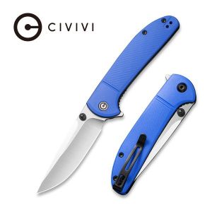 Civivi - Badlands Vagabond Flipper Knife Fiber-glass Reinforced Nylon Handle (3.25" Satin 9Cr18MoV) C 2019C