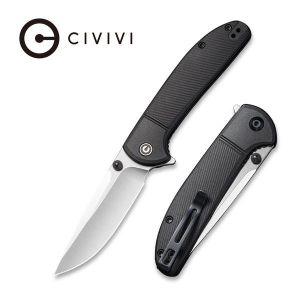 Civivi - Badlands Vagabond Flipper Knife Fiber-glass Reinforced Nylon Nylon Handle (3.25" Satin 9Cr18MoV) C 2019D