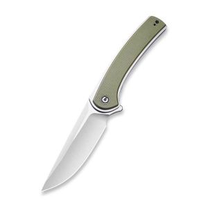 Civivi - Asticus Flipper Knife OD Green G10 Handle (3.80'' Satin D2) C 2002A