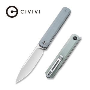 CIvivi - Exarch Front Flipper Knfie Gray G10 Handle (3.22'' Satin D2) C 2003A