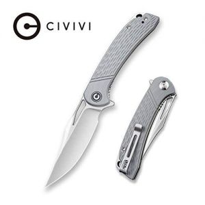 Civivi - Dogma Flipper Knife Gray G10 Handle (3.46'' Satin D2) C 2005B