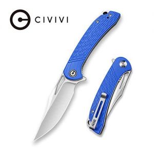 Civivi - Dogma Flipper Knife Blue G10 Handle (3.46'' Satin D2) C 2005C