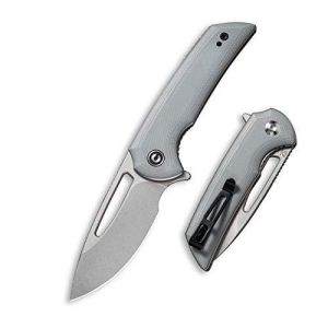 Civivi - Odium Flipper Knife Gray G10 Handle (2.65" Stonewashed D2) C 2010A